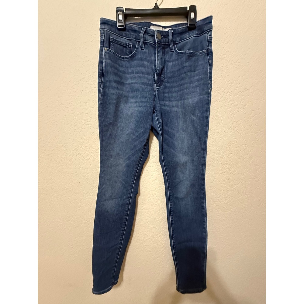 Athleta Skinny Jeans Denim Blue‎ High Rise Women's Size 4